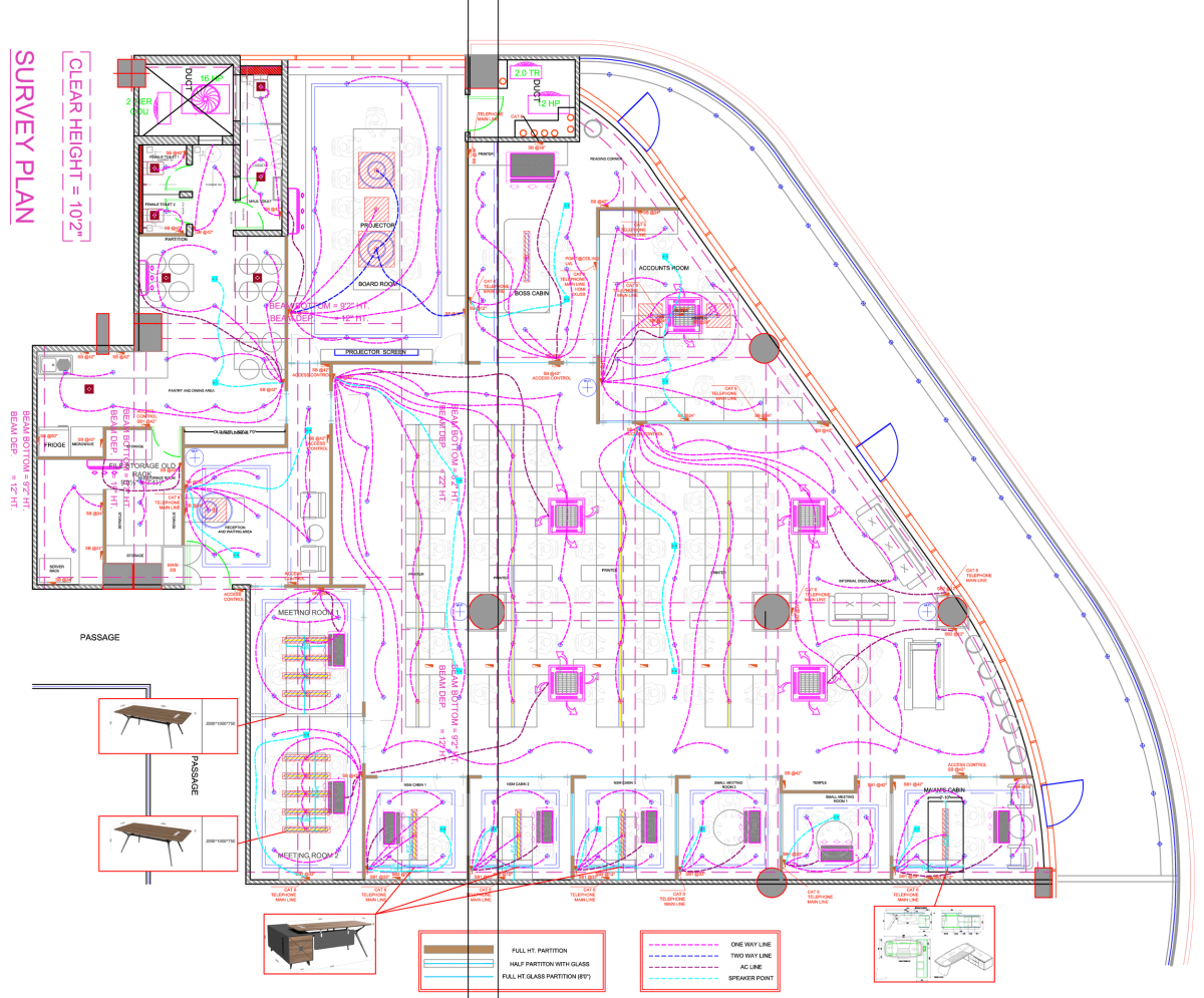 Module Looping Electrical Plan CAD Services by Kosmos Workshop
